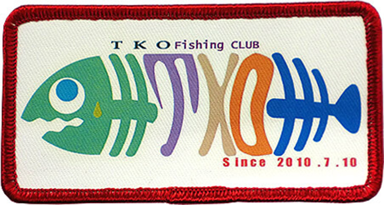 「TKO fishing CLUB」オリジナルワッペン制作事例