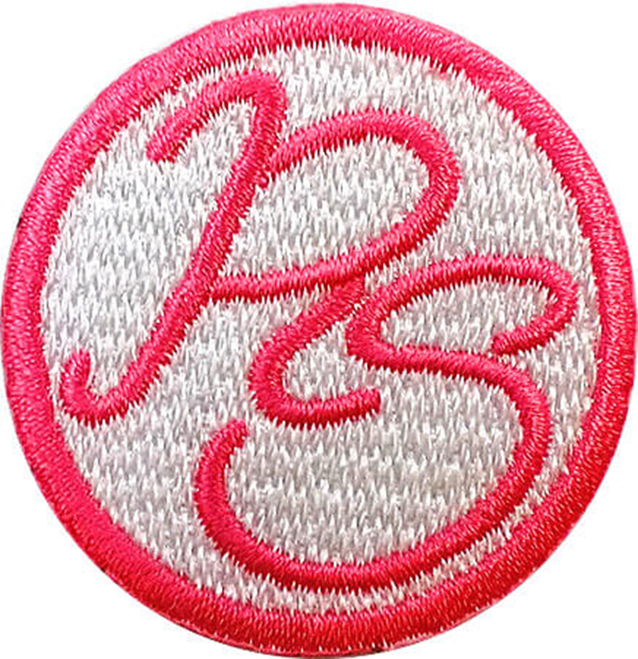 「ラウンドワンポイントPS柄」オリジナルワッペン制作事例