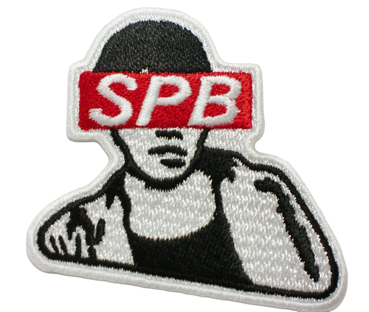 「SPBボックスロゴワンポイント」オリジナルワッペン制作事例