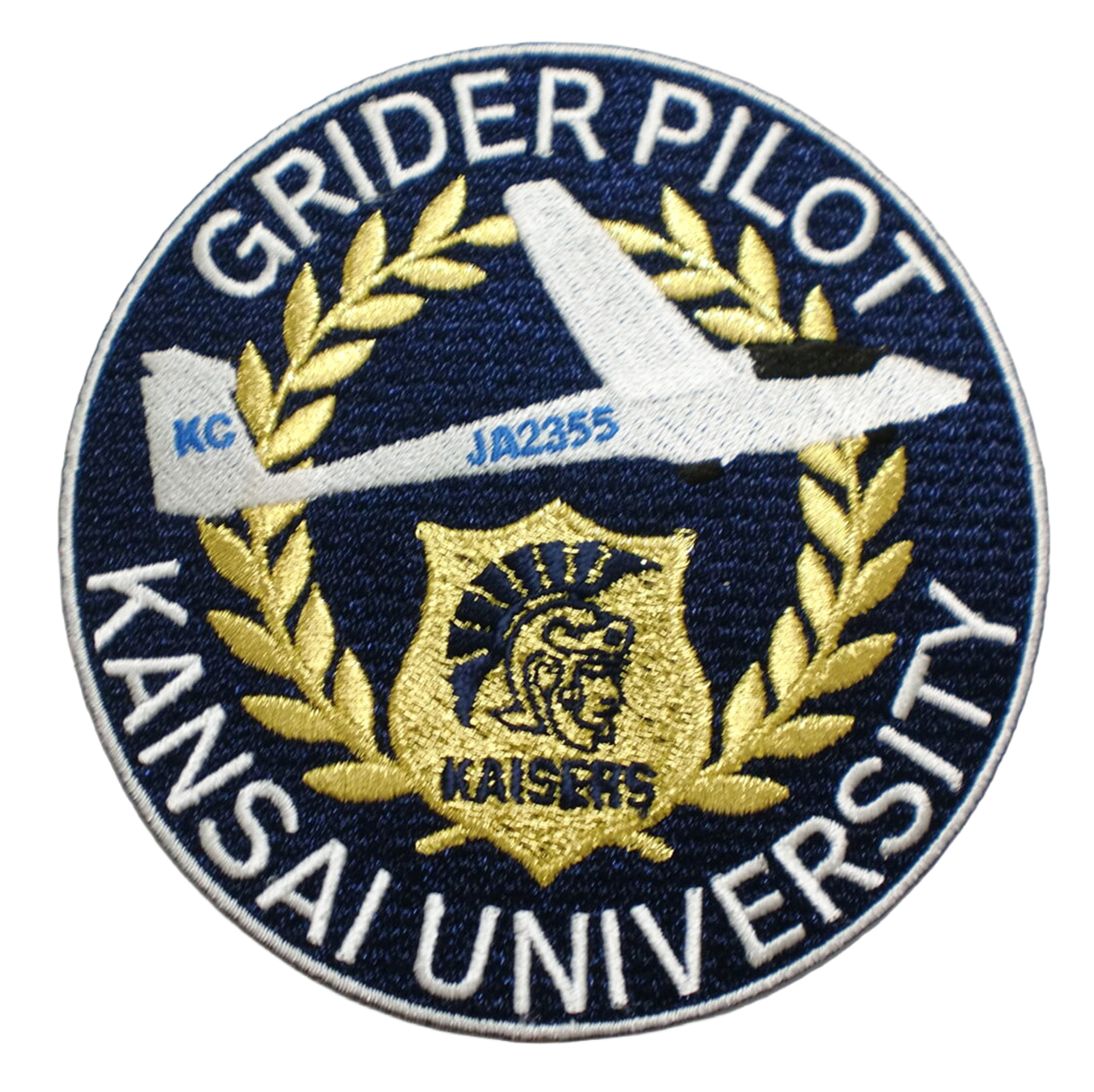 「GRIDER PILOT KANSAI UNIVERSITY」オリジナルワッペン制作事例