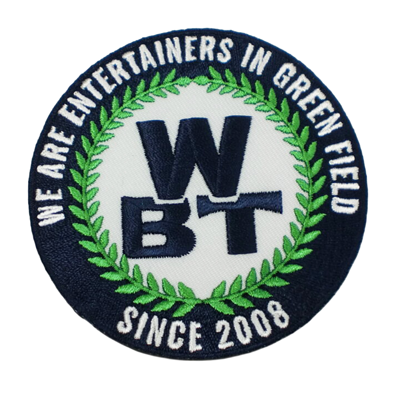 「WBT　SINCE2008」オリジナルワッペン制作事例