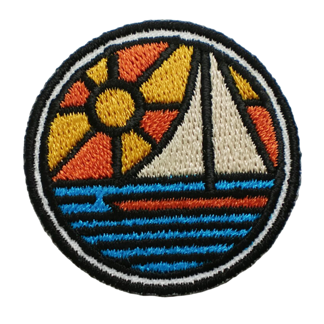 「カラーブロックサンセット」オリジナルワッペン制作事例