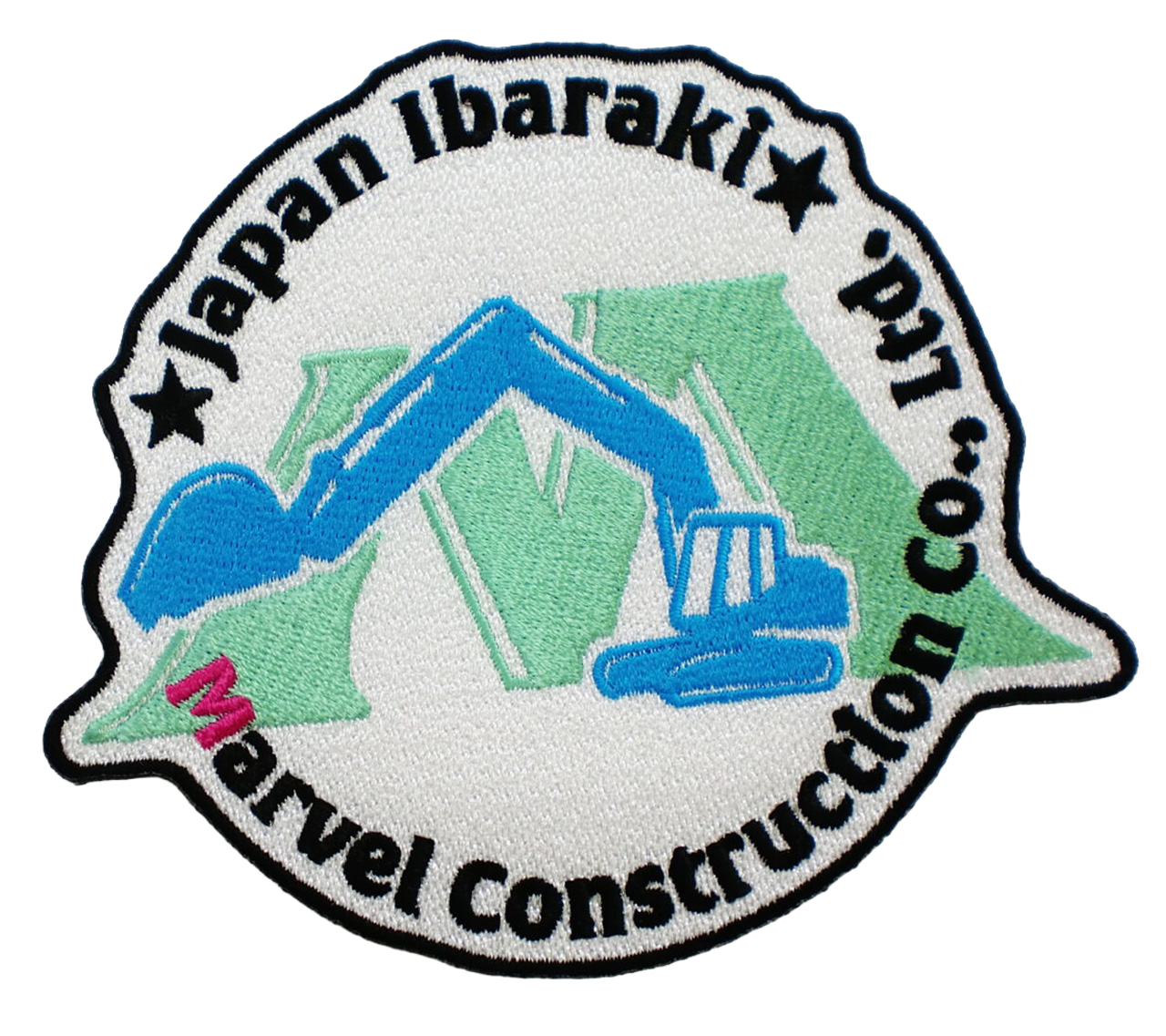 「Marvel Construction Co.,Ltd.」オリジナルワッペン制作事例