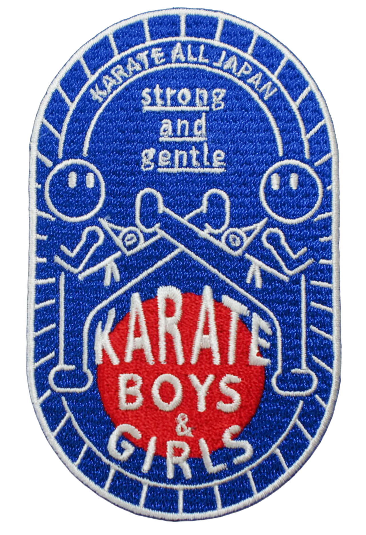 「キッズ空手エンブレムデザイン」オリジナルワッペン制作事例