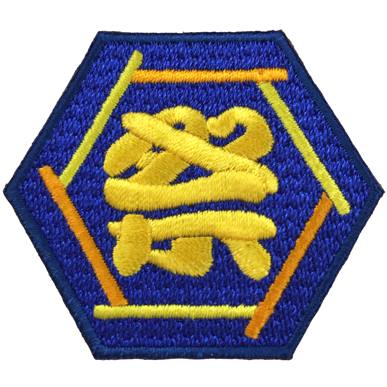 「六角フレーム祭デザイン」オリジナルワッペン制作事例