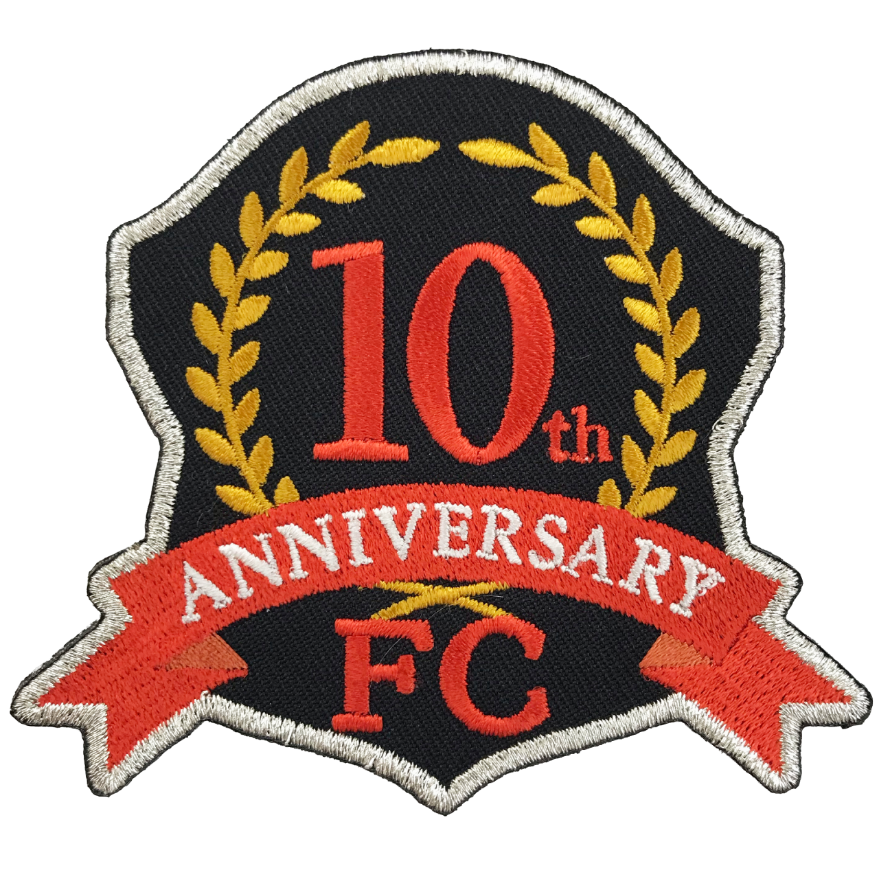 「10th ANNIVERSARY FC」オリジナルワッペン制作事例