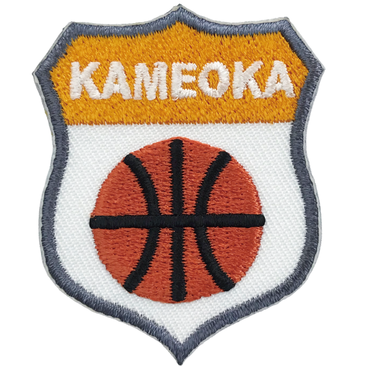 「KAMEOKAバスケットシールド」オリジナルワッペン制作事例