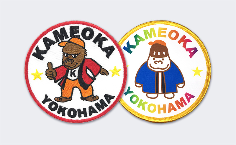 無料サンプルワッペン